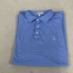 Peter Millar Blue Striped Polo Shirt
